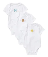 Body dla niemowląt - 3x Bawełniane body krótki rękaw 3-6 m 68 cm - miniaturka - grafika 1