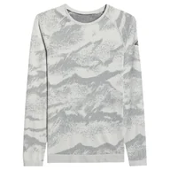 Koszulki sportowe damskie - Damska koszulka 4F Seamless Underwear F208 Rozmiar: M-L / Kolor: biały - miniaturka - grafika 1