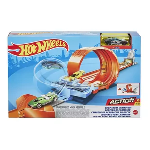 Mattel HOT WHEELS RYWALIZACJI MISTRZÓW GBF81 - Tory, garaże, parkingi - miniaturka - grafika 4