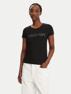 Koszulki i topy damskie - Patrizia Pepe T-Shirt CM1419/J013-K103 Czarny Regular Fit - miniaturka - grafika 1