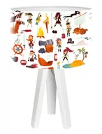 Lampy stojące - Macodesign Lampa biurkowa Statek piratów mini-foto-169w, 60 W - miniaturka - grafika 1