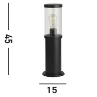 Lampy ogrodowe - Searchlight Słupek oświetleniowy Bakerloo - miniaturka - grafika 1