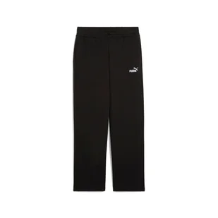 Damskie Spodnie PUMA ESS SMALL NO. 1 LOGO COMFORT STRAIGHT PANTS TR OP 68497901 – Czarny - Spodnie damskie - miniaturka - grafika 1