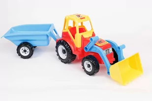 M&amp;Z Traktor Turbo Farmer Do Piasku Produkt Polski - Samochody i pojazdy dla dzieci - miniaturka - grafika 1