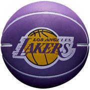 Koszykówka - Piłka Wilson mini zabawowa dribbler NBA LA Lakers WTB1100PDQLAL - miniaturka - grafika 1