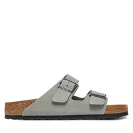 Klapki i japonki męskie - Klapki Birkenstock Arizona Lenb 1020752 Szary - miniaturka - grafika 1