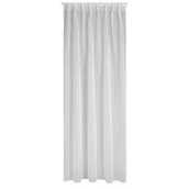 Firany - Firana Dekoracyjna Simone 140 x 300 Taśma Biały - miniaturka - grafika 1
