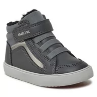 Buty dla dziewczynek - Sneakersy Geox B Gisli Girl B361MF 05410 C9002 M Dk Grey - miniaturka - grafika 1