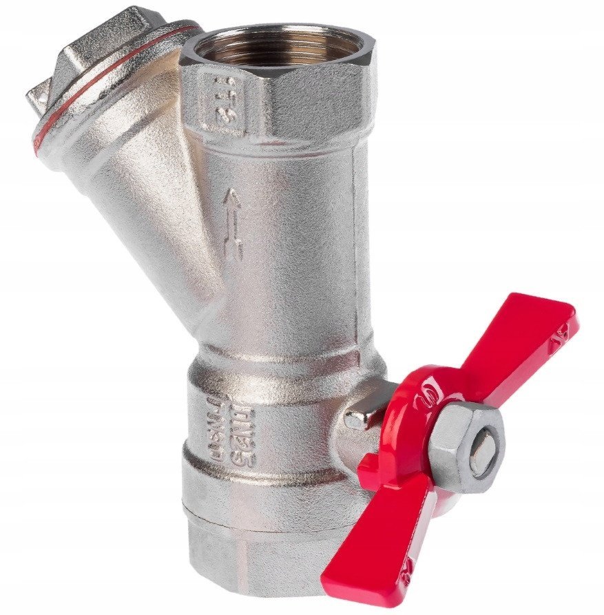 Zawór kulowy z filtrem 1GW-GW motylek SENA VA30