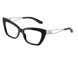 Dioptrie szkieł Dolce & Gabbana DG3375B 501 - Okulary korekcyjne, oprawki, szkła - miniaturka - grafika 1