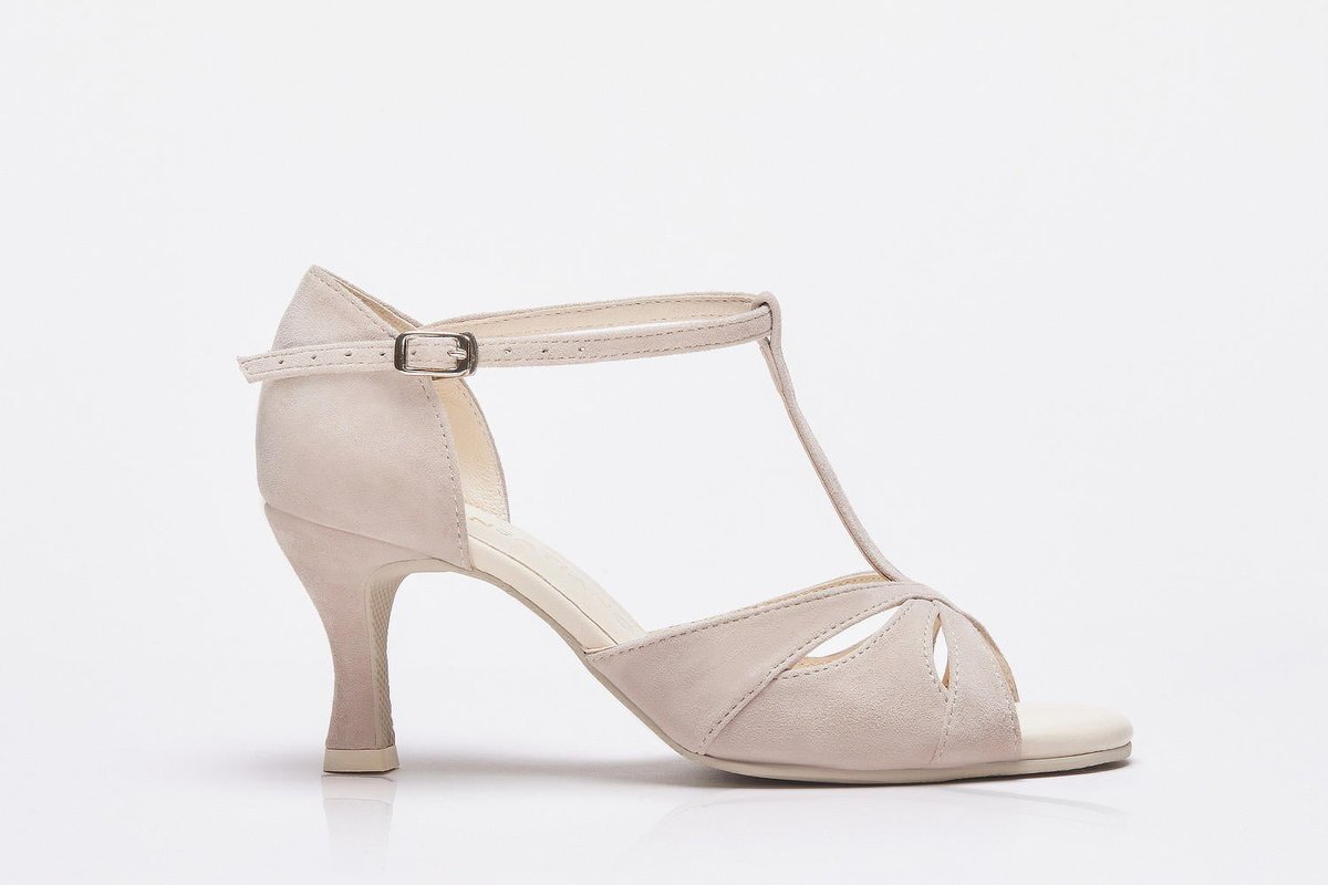 Obuwie Sensatiano taneczne ślubne latte 40/G VSW020-40G