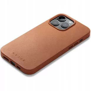 Mujjo Full Leather Case etui skórzane do iPhone 14 Pro Max kompatybilne z MagSafe brown - Etui i futerały do telefonów - miniaturka - grafika 1