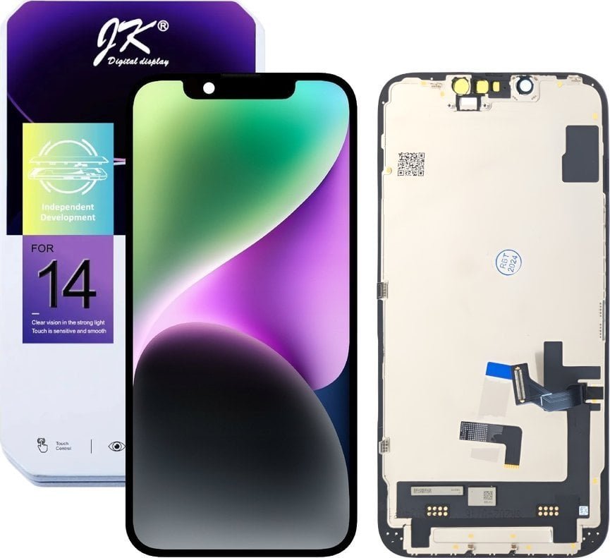 WYŚWIETLACZ EKRAN LCD DO IPHONE 14 JK INCELL WYMIENNY CHIP A2882, A2649, A2881, A2884, A2883