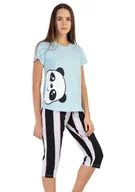 Piżamy damskie - Piżama Damska bawełniana krótki rękaw S Vienetta - miniaturka - grafika 1