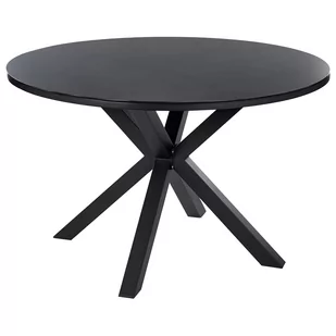 Stół ogrodowy okrągły ⌀120 cm czarny MALETTO - Stoły ogrodowe - miniaturka - grafika 1