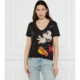 Desigual T-shirt MICKEY MOUSE JOKER DESIGUAL X DISNEY Regular Fit - Koszulki i topy damskie - miniaturka - grafika 1