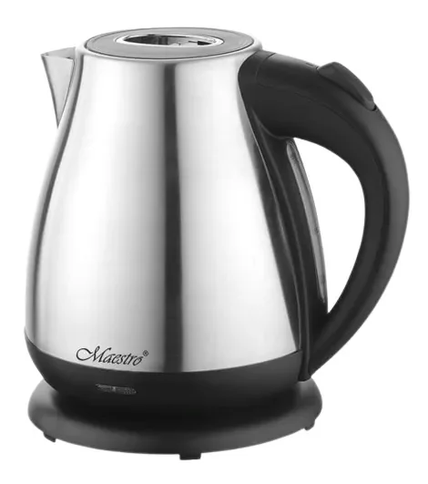 Czajnik elektryczny metalowy stal INOX 1,7L filtr