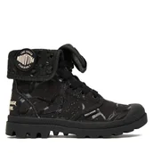 Botki damskie - Trapery Palladium Baggy Hopper Tunnels 94625-008-M Czarny - miniaturka - grafika 1