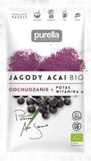 Odchudzanie i oczyszczanie - Purella Superfoods Jagody Acai BIO. Odchudzanie. Potas + Witamina A 21g - miniaturka - grafika 1