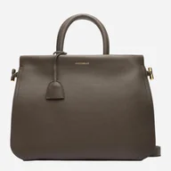 Torebki damskie - Torebka shopper damska skórzana Coccinelle E1PH6180401-W00 Ciemnobrązowa. Torebki i torby - miniaturka - grafika 1