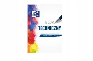 Oxford Bloki techniczne A4, 10 kartek białych - Szkolne artykuły papiernicze - miniaturka - grafika 2