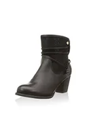 Botki damskie - XTI Botki, czarny, 38 EU - miniaturka - grafika 1