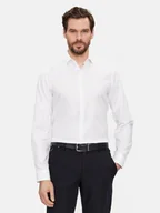 Koszule męskie - Calvin Klein Koszula K10K108426 Biały Slim Fit - miniaturka - grafika 1