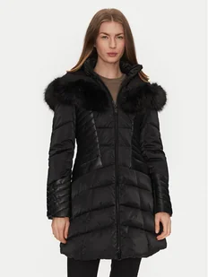 Guess Kurtka puchowa New Oxana W4BL61 WGLZ0 Czarny Regular Fit - Kurtki damskie - miniaturka - grafika 1