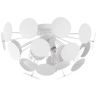 Beliani Lampa wisząca biała MARITSA - Lampy sufitowe - miniaturka - grafika 1