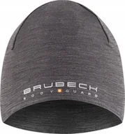 Czapki damskie - Brubeck HM10180 Czapka wełniana dwuwarstwowa unisex EXTREME WOOL stalowy L/XL - miniaturka - grafika 1