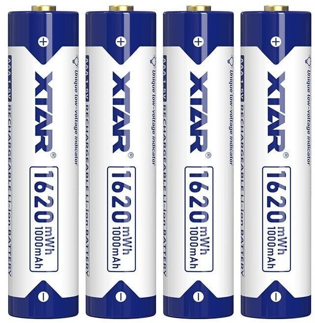 Xtar akumulator R03/AAA 1,5V Li-ion 1620mWh 1000mAh z zabezpieczeniem - 4 sztuki