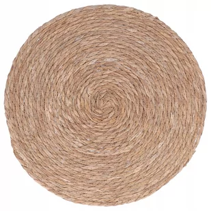 Podkładka na stół okrągła boho pleciona eko 38 cm - Obrusy i serwetki - miniaturka - grafika 1