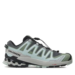 Trekkingi Salomon Xa Pro 3D V9 L47272900 Szary - Buty trekkingowe damskie - miniaturka - grafika 1