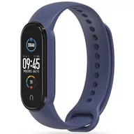 Akcesoria do smartwatchy - Pasek TECH-PROTECT Iconband do Xiaomi Mi Smart Band 5/6/6 NFC/7 Granatowy - miniaturka - grafika 1