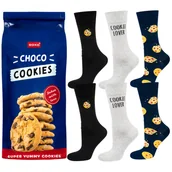 Skarpetki męskie - Skarpetki męskie damskie SOXO ciastka w opakowaniu - 3 Pary-40–45 - miniaturka - grafika 1