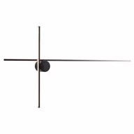 Lampy ścienne - Kinkiet Arne W0370 Maxlight LED 15W 3000K IP44 industrialny metalowy czarny - miniaturka - grafika 1