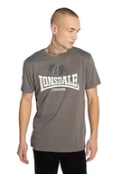 Koszulki męskie - Lonsdale London London męski T-shirt Gargrave szary Marl Stone X-L 113803 - miniaturka - grafika 1