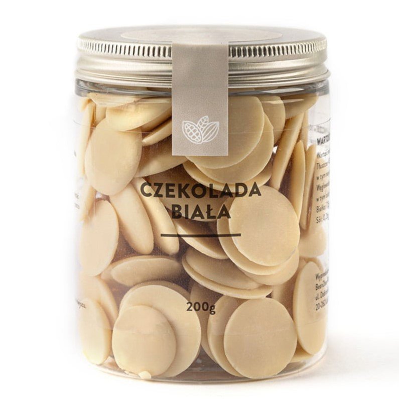 CZEKOLADA BIAŁA DESEO DROPSY CZEKOLADOWE 200G