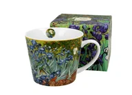 Kubki - Kubek do kawy i herbaty porcelanowy DUO Irises Vincent Van Gogh 600 ml - miniaturka - grafika 1