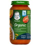 GERBER ORGANIC OBIADEK KASZOTTO Z WARZYWAMI 250G