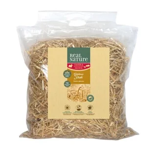 REAL NATURE Złota słoma 2 kg - Akcesoria do hodowli zwierząt - miniaturka - grafika 1