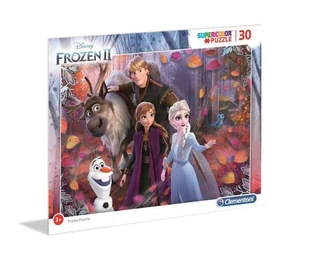 Clementoni Puzzle ramkowe 30 Super Kolor Frozen 2 - Puzzle - miniaturka - grafika 1