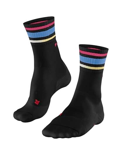 FALKE Kobiety Skarpety do biegania RU3 Comfort Sunshift W So lyocell materiał funkcyjny przeciw pęcherzom 1 Para, Biały Black 3006, 35-36