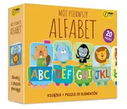 Puzzle - Książka i puzzle Mój pierwszy alfabet 20 elementów - Wilga Play - miniaturka - grafika 1