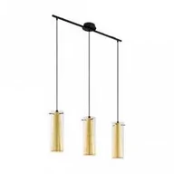 Lampy sufitowe - Eglo 97652 - Żyrandol na lince PINTO GOLD 3xE27/60W/230V - miniaturka - grafika 1