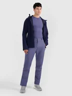 Odzież trekkingowa męska - 4F Spodnie trekkingowe membrana 10000 męskie - granatowe L - miniaturka - grafika 1