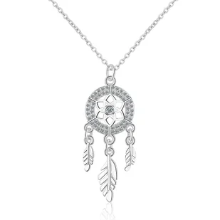 Naszyjnik - łapacz snów - Naszyjniki - miniaturka - grafika 1