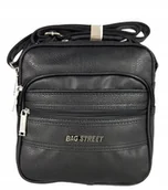 Torby męskie - Torebka Pojemna Bag Street Czarna Męska - miniaturka - grafika 1