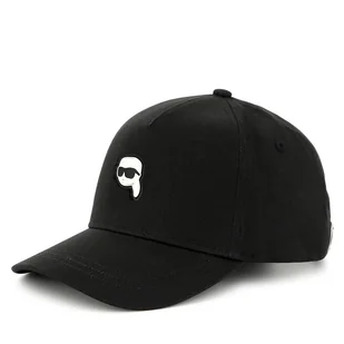 Czapka z daszkiem KARL LAGERFELD Z30398 Czarny - Czapki dla dzieci - miniaturka - grafika 1