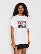 Koszulki i topy damskie - Ellesse T-Shirt Padd SGM14608 Biały Regular Fit - miniaturka - grafika 1